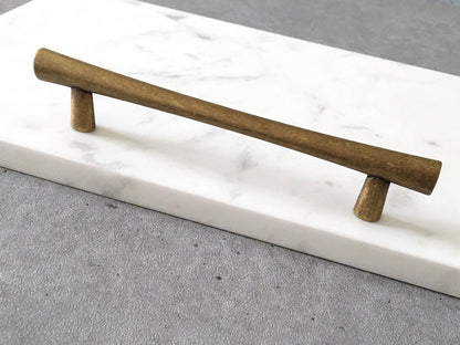 Aged Bronze Cabinet Pulls, T-shaped Knob, Drawer Handles, Kitchen Hardware