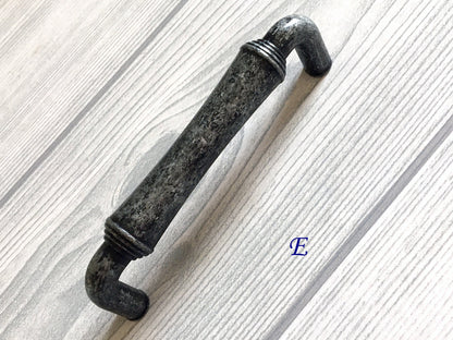 Antique Pewter Cup Drawer Pulls, Cabinet Handles