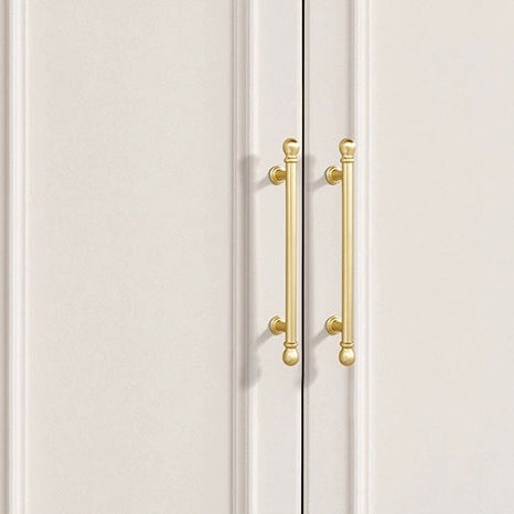 3.75" 5" 7.5" Luxury Gold Euro Bar Handle - Mid Century Modern