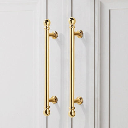 3.75" 5" 7.5" Luxury Gold Euro Bar Handle - Mid Century Modern