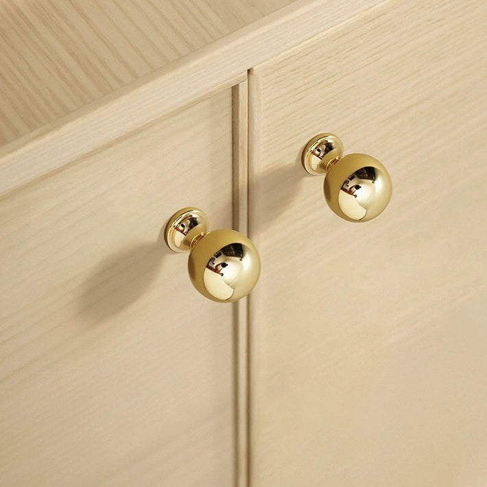 3.75" 5" 7.5" Luxury Gold Euro Bar Handle - Mid Century Modern