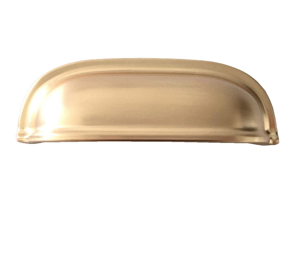 2.5" Gold Cup Drawer Pull, Cabinet Knobs, 64 mm Centers, Kitchen Hardware