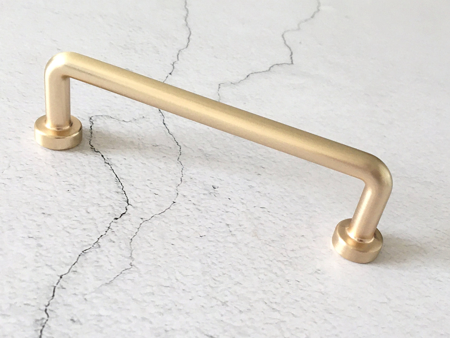 3.75" 5" 7.5" Brushed Gold Wire Cabinet Pulls, Mid Century Modern Kitchen Hardware