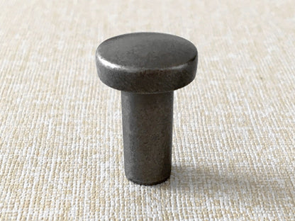 Antique Pewter Cabinet Pulls, Kitchen Hardware, 3.75" 5" 7.5" Centers, Slim Simple