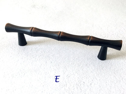 Bamboo Cabinet Pulls Oil Rubbed Bronze Kitchen Hardware