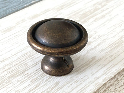 4.25" 4.75“ Vintage Swing Bail Drawer Pull - Antique Copper - LynnsHardware