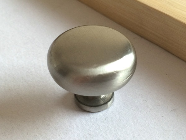 3.5" Centers Modern Cup Drawer Pull - Brushed Nickel Steel