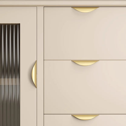 1.25" 2.5" 3.75" Brushed Brass Drawer Pull for Modern Minimal Decor