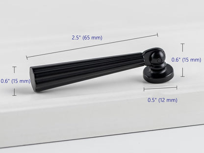Pendant Knob, Drop Drawer Pull, Cabinet Hardware, Bronze Black Gold Nickel Chrome