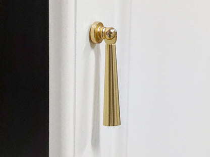Pendant Knob, Drop Drawer Pull, Cabinet Hardware, Bronze Black Gold Nickel Chrome