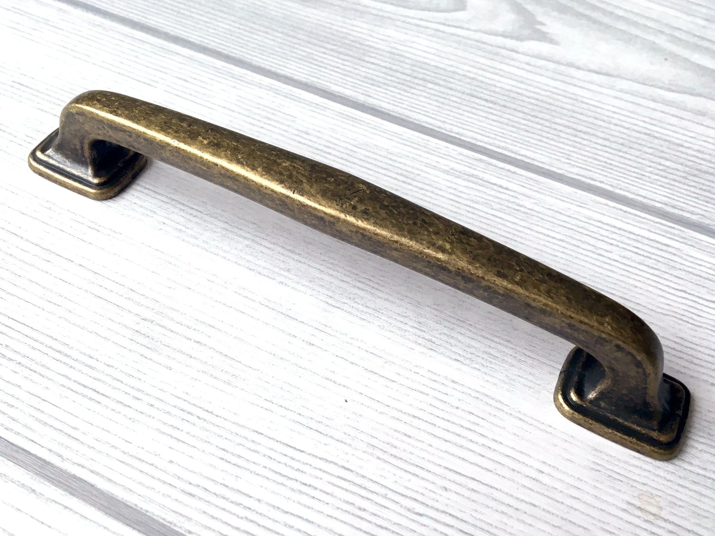 4" 5" Centers Antique Bronze Drawer Handle & 3.5" Cup Pull, Rustic Retro Kitchen Hardware