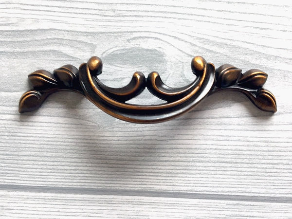 Antique Copper Drawer Pull - 2.5" 3.75" 5" - LynnsHardware