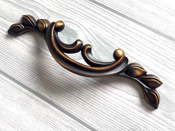 Antique Copper Drawer Pull - 2.5" 3.75" 5" - LynnsHardware