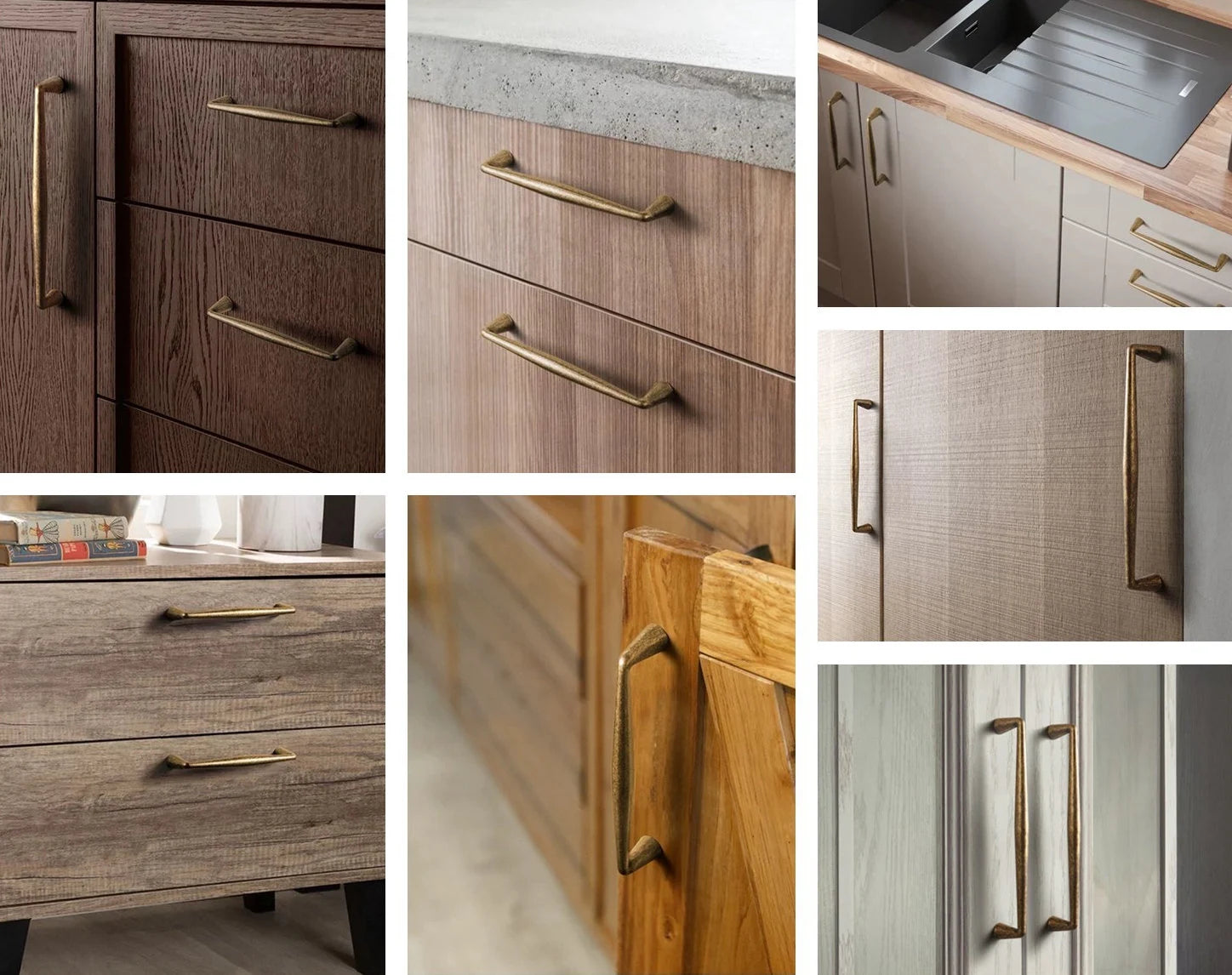 MCM Cabinet Pulls Antique Bronze