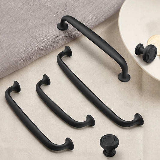 Matte Black Cabinet Pulls and Kitchen Handles