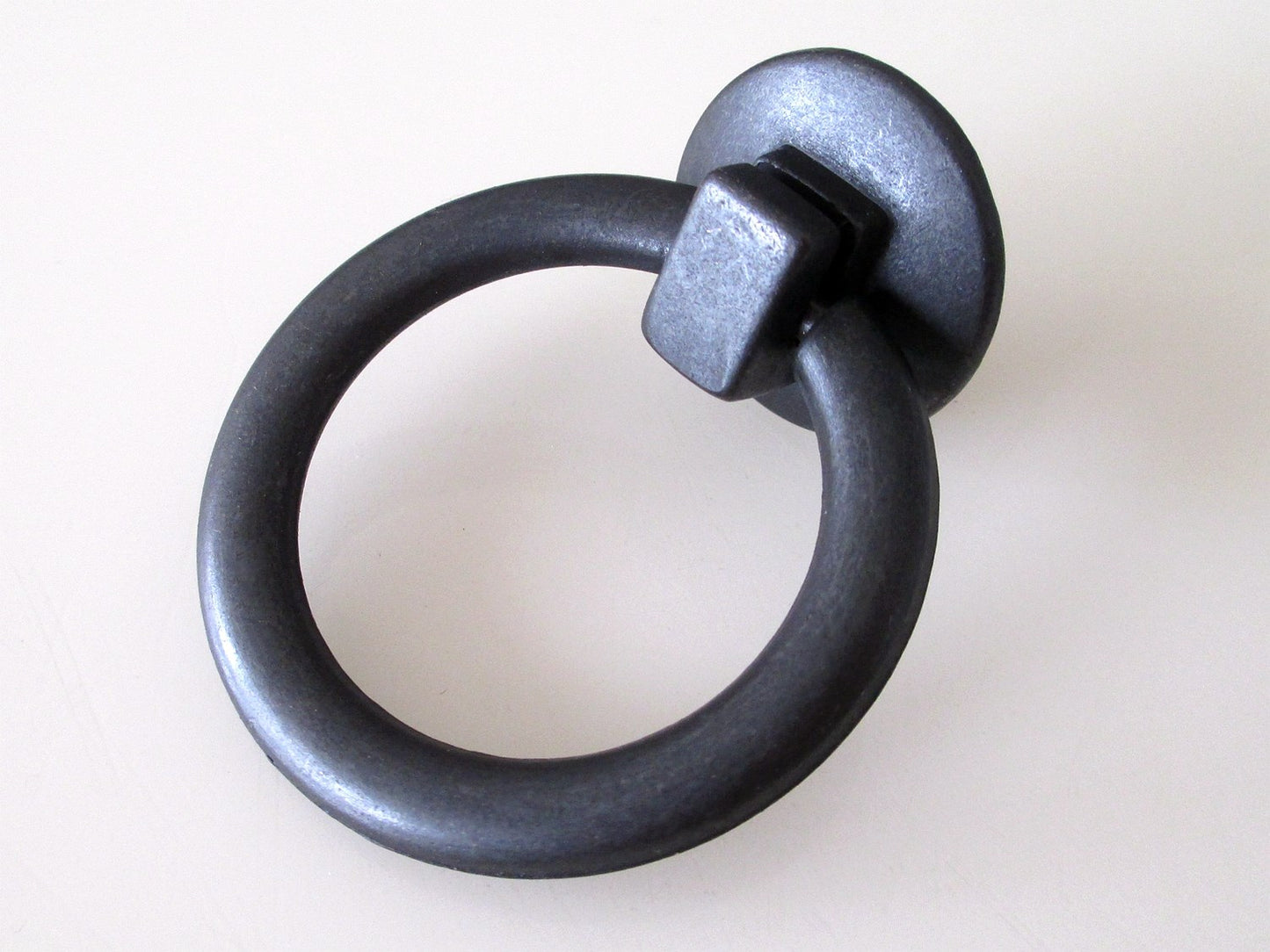 Drop Ring Pull, Pendant Drawer Knob, Antique Black, Antique Bronze, Matte Black