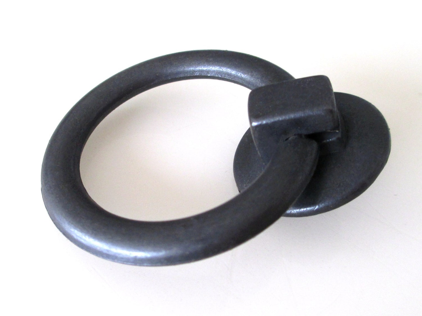 Drop Ring Pull, Pendant Drawer Knob, Antique Black, Antique Bronze, Matte Black