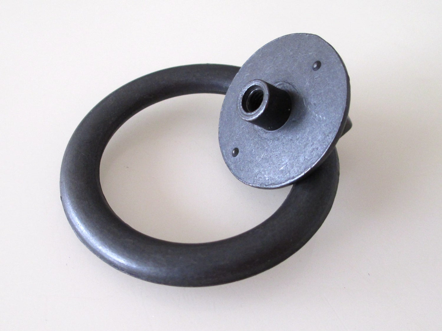 Drop Ring Pull, Pendant Drawer Knob, Antique Black, Antique Bronze, Matte Black
