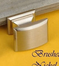 3" Bow Drawer Pull & Rectangular Knob - Rustic/Industrial