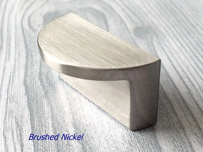 1.25" Centers Half Moon Drawer Pulls, Mid Century Modern MCM Kitchen Hardware