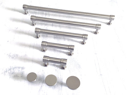Nickel Cabinet Pulls Dresser Drawer Handles Lynns Hardware
