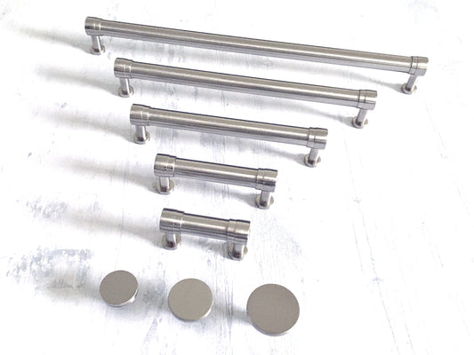 Nickel Cabinet Pulls Dresser Drawer Handles Lynns Hardware