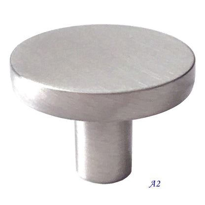 Nickel Circle Cabinet Knobs Dresser Drawer Pulls 