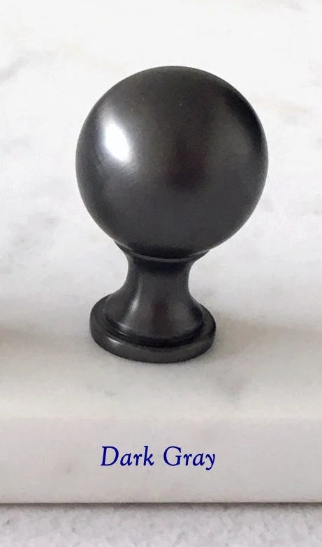 Classic Round Cabinet Knobs - 7 Finishes
