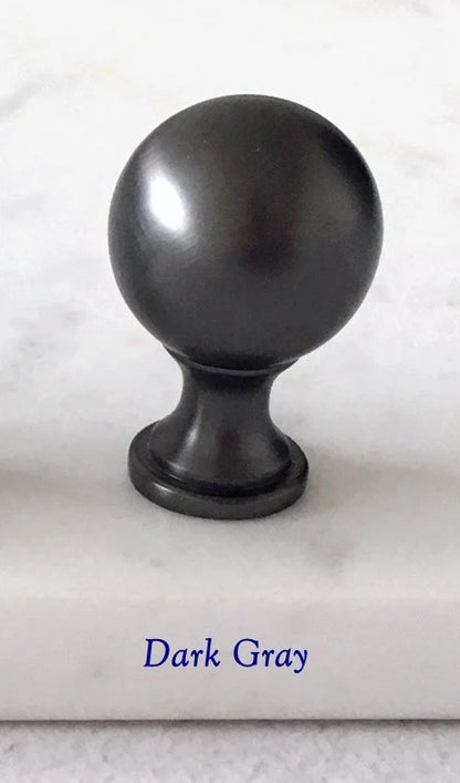 Classic Round Cabinet Knobs - 7 Finishes