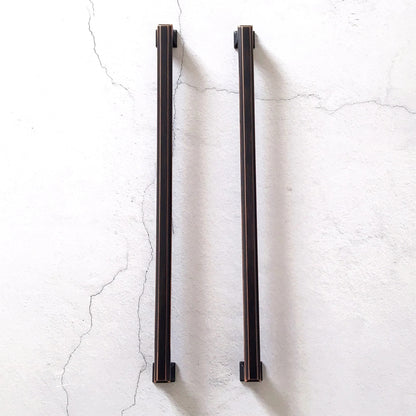 12.5" Oversized Large Cabinet Square Bar Handle - Oil Rubbed Bronze