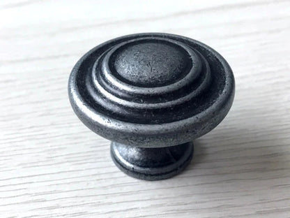 Pewter Cabinet Knobs Dresser Drawer Pulls Kitchen Door Knob Lynns Hardware