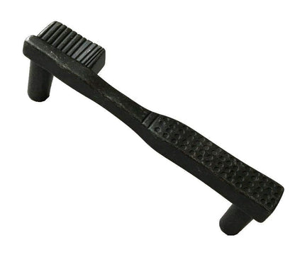 3" Toothbrush Toothpaste Bathroom Cabinet Handles, Antique Black Brass Pewter 76 mm