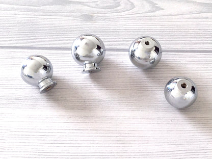 Brass Knobs Cabinet Pulls Polished Silver Lynns Hardware