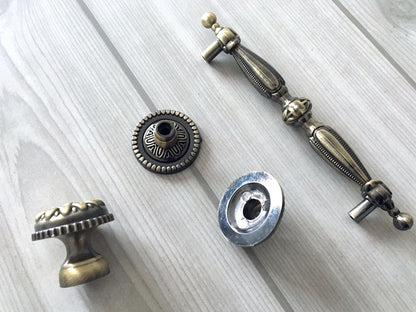 Antique Bronze Georgian Cabinet Pull - 2.5" 3.75" 5"