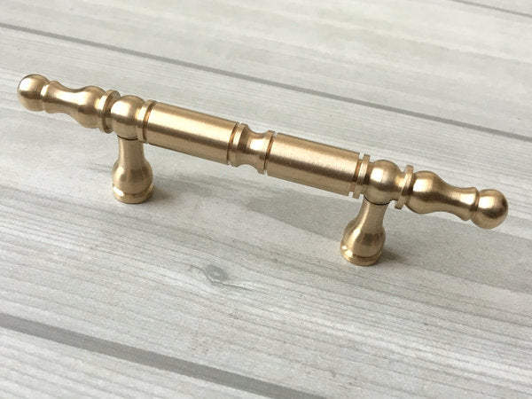2.25" 2.5" 3.75" 4.25" 5" European Brass Drawer Pull Handle, Classic Kitchen Hardware