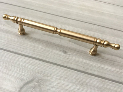 2.25" 2.5" 3.75" 4.25" 5" European Brass Drawer Pull Handle, Classic Kitchen Hardware