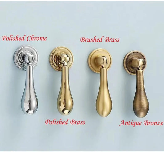 Teardrop Brass Drawer Pull 