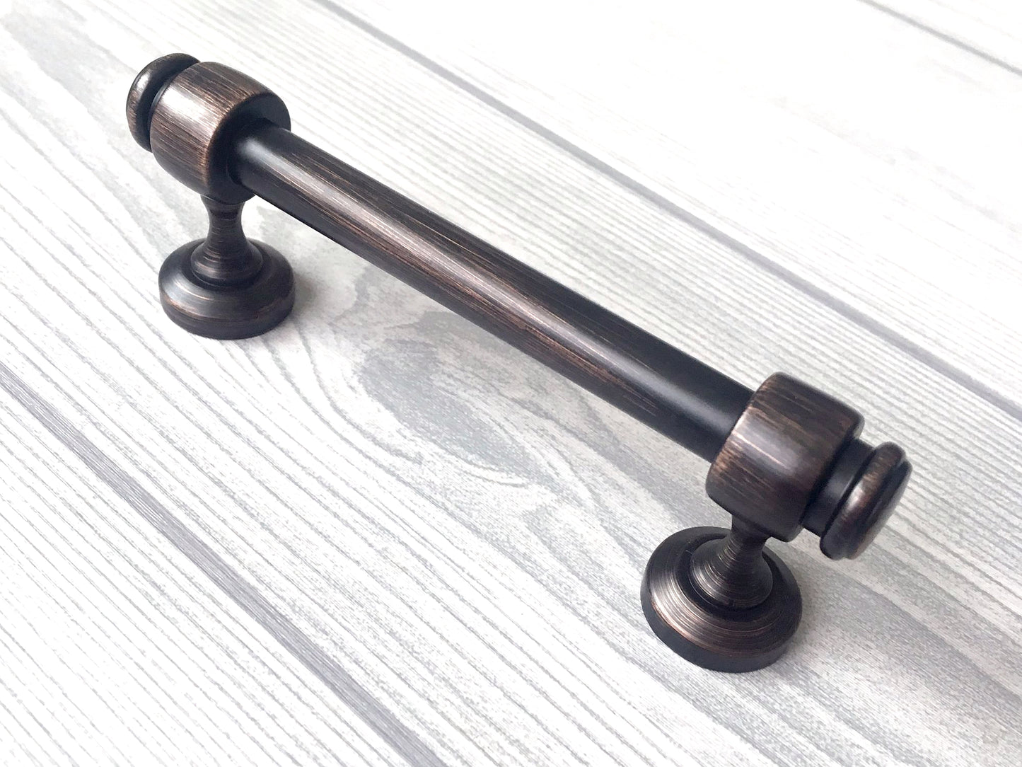 3.5" 6" Centers Oil Rubbed Bronze Cabinet Bar Pull - LynnsHardware