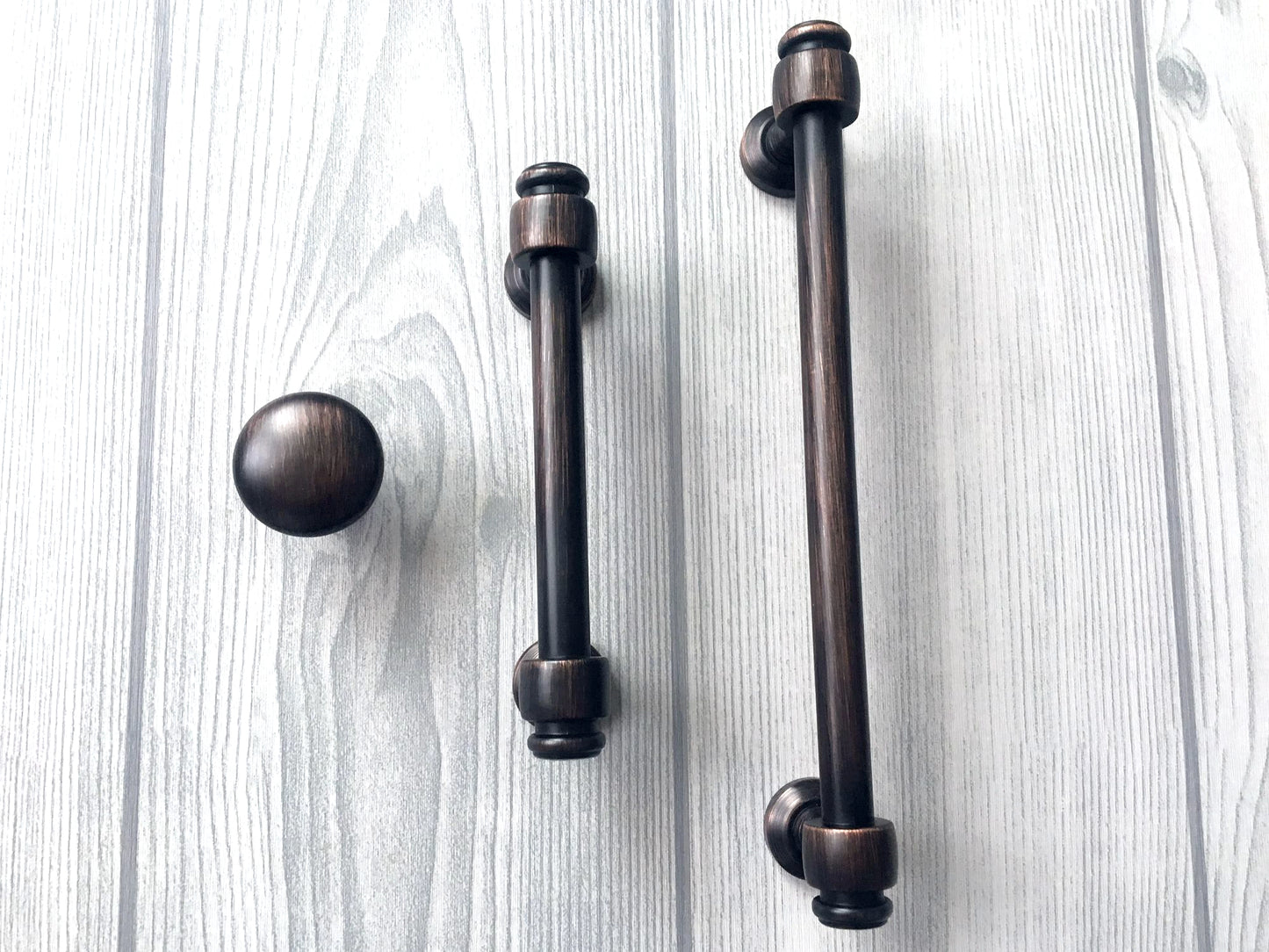 3.5" 6" Centers Oil Rubbed Bronze Cabinet Bar Pull - LynnsHardware