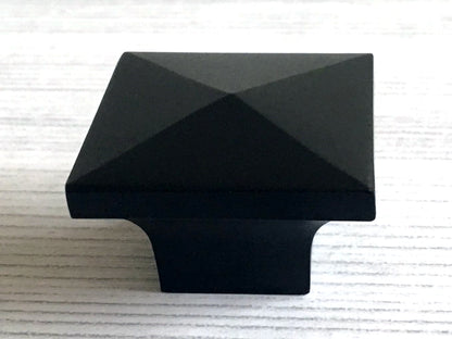Square Cabinet Knobs, Modern Kitchen Hardware, Gold Nickel Bronze Chrome Black