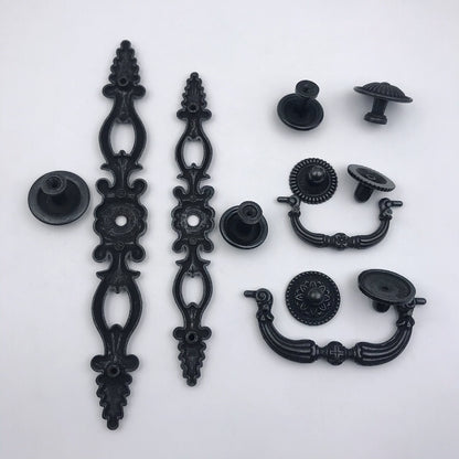 Antique Black Bronze Swing Bail Pull & Knob