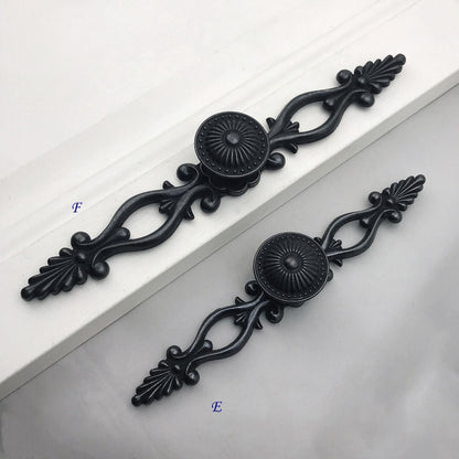 Antique Black Bronze Swing Bail Pull & Knob