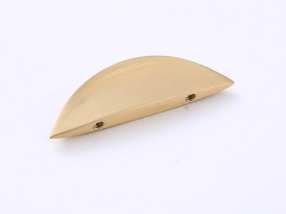 1.25" Centers Brass Cabinet Pull, Modern Drawer Handle