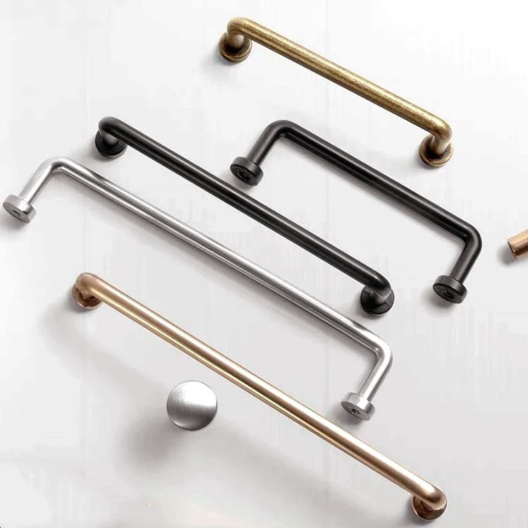 3.75" 5" 7.5" Slim Drawer D Pulls - 6 Finishes