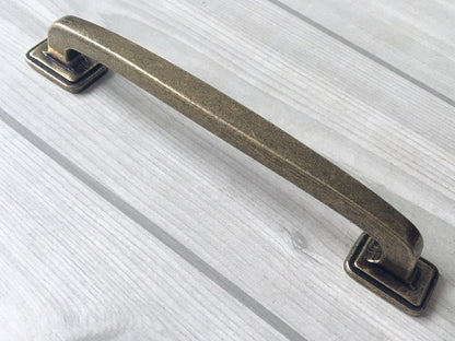3.75" 5" Bronze Cabinet Handle & Knob, Rustic/Retro Kitchen Hardware