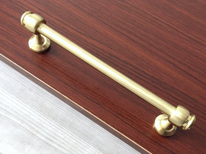 3.5" 6" Brushed Gold European Cabinet Bar Pull & Drawer Knob