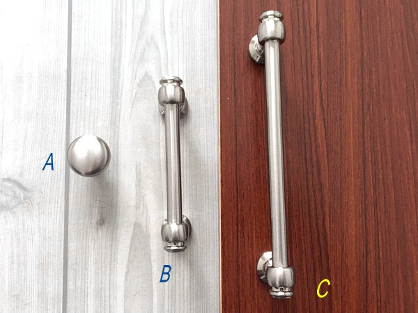 3.5" 6" Centers Nickel Cabinet Bar Pulls