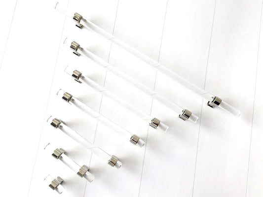 Acrylic Drawer Handles, Lucite Cabinet Pulls, Polished Chrome Silver, Minimalism Hardware