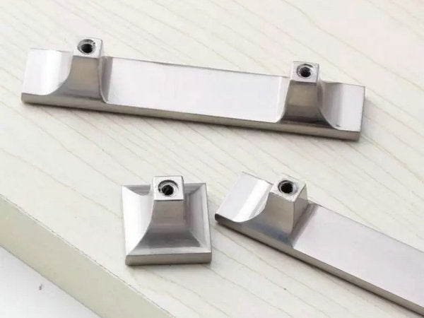 2.5" 3.75" Silver Crystal Drawer Pulls - Rhinestone Cabinet Knobs