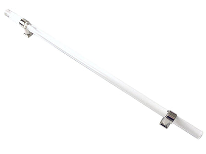 Acrylic Drawer Handles, Lucite Cabinet Pulls, Polished Chrome Silver, Minimalism Hardware